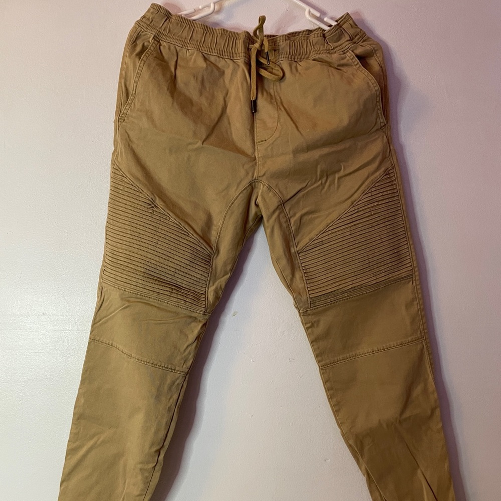 Light Khaki joggers from hollister